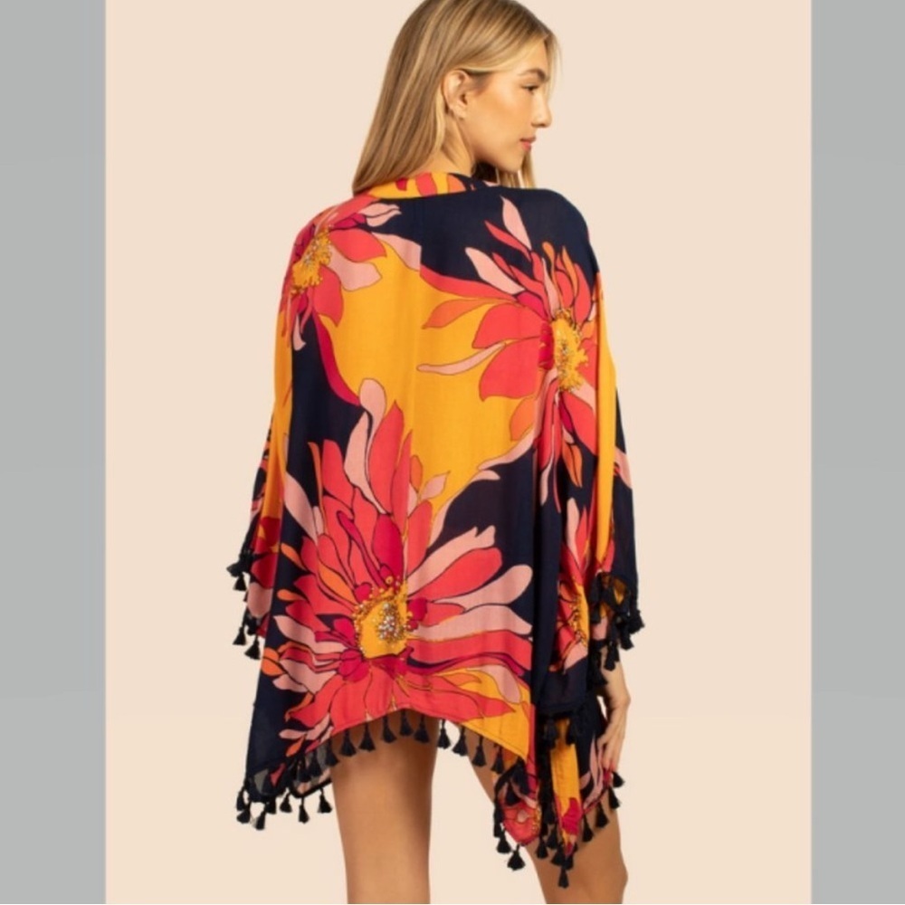 Trina Turk Breeze Kimono Swim Cover Up ONE SIZE NEW